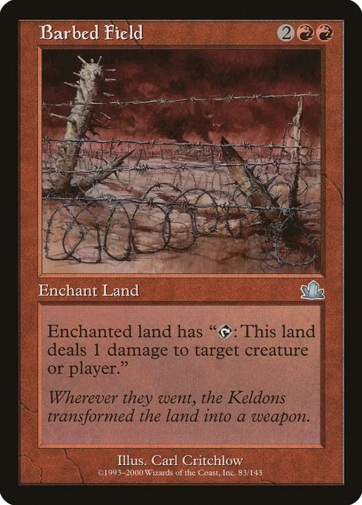Barbed Field [Prophecy] - MTG Single