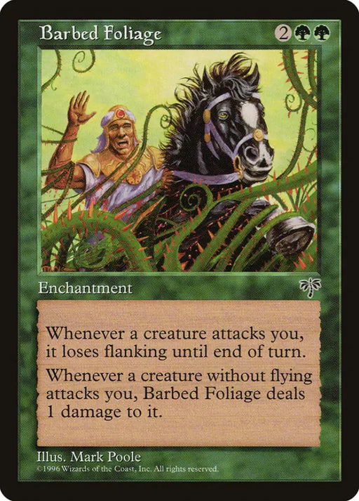 Barbed Foliage [Mirage] - MTG Single