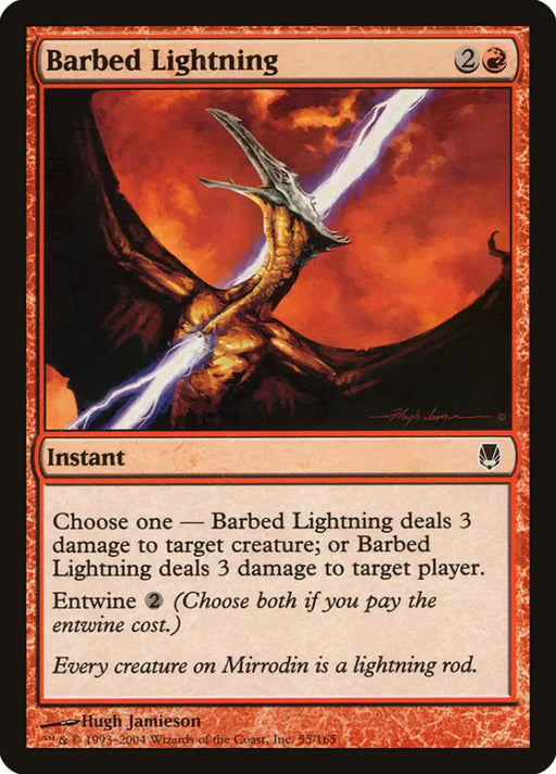Barbed Lightning [Darksteel] - MTG Single