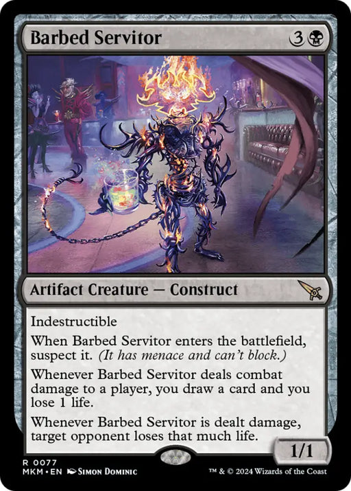 Barbed Servitor [Murders at Karlov Manor] - MTG Single