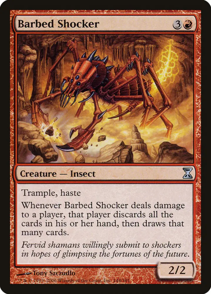 Barbed Shocker [Time Spiral] - MTG Single