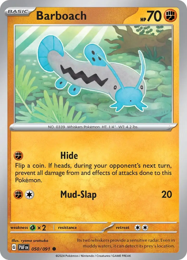 Barboach (050/091) [Scarlet & Violet: Paldean Fates] - Pokemon Single