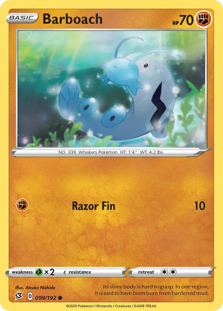 Barboach (099/192) [Sword & Shield: Rebel Clash] - Pokemon Single