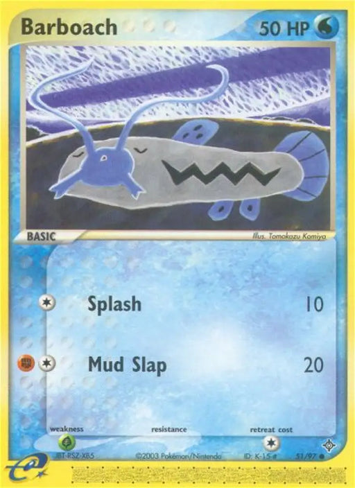 Barboach (51/97) [EX: Dragon] - Pokemon Single