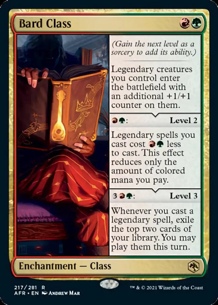Bard Class [Dungeons & Dragons: Adventures in the Forgotten Realms] - MTG Single
