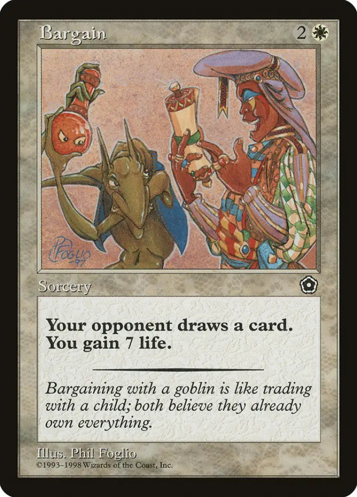 Bargain [Portal Second Age] - MTG Single