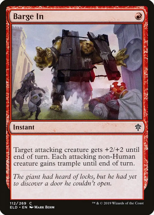 Barge In [Throne of Eldraine] - MTG Single