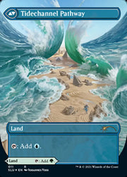 Barkchannel Pathway // Tidechannel Pathway (Borderless) [Secret Lair: Ultimate Edition 2] - MTG Single