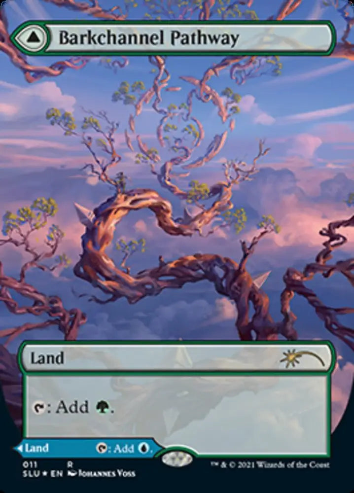 Barkchannel Pathway // Tidechannel Pathway (Borderless) [Secret Lair: Ultimate Edition 2] - MTG Single