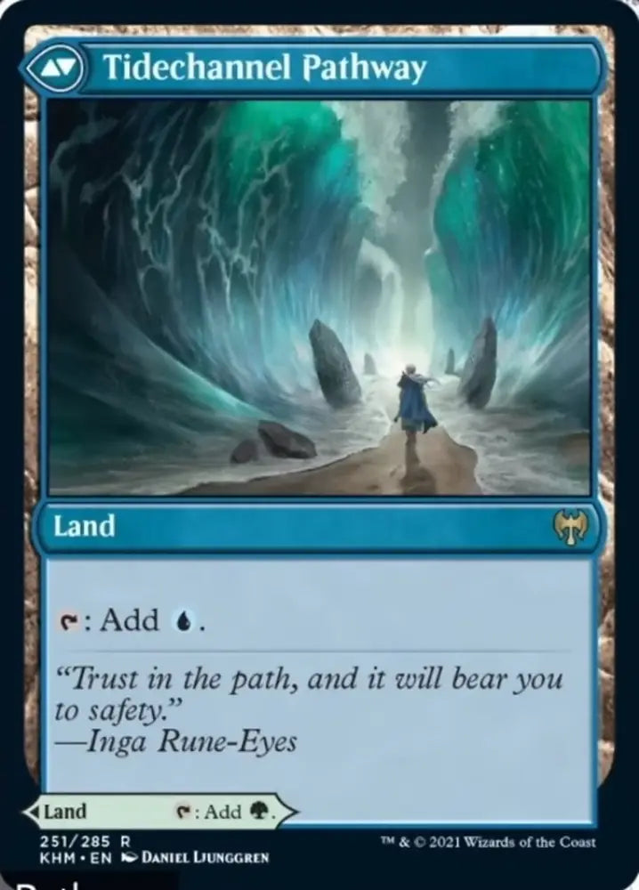 Barkchannel Pathway // Tidechannel Pathway [Kaldheim] - MTG Single