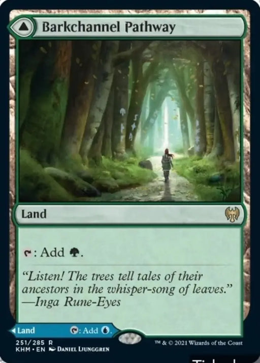 Barkchannel Pathway // Tidechannel Pathway [Kaldheim] - MTG Single