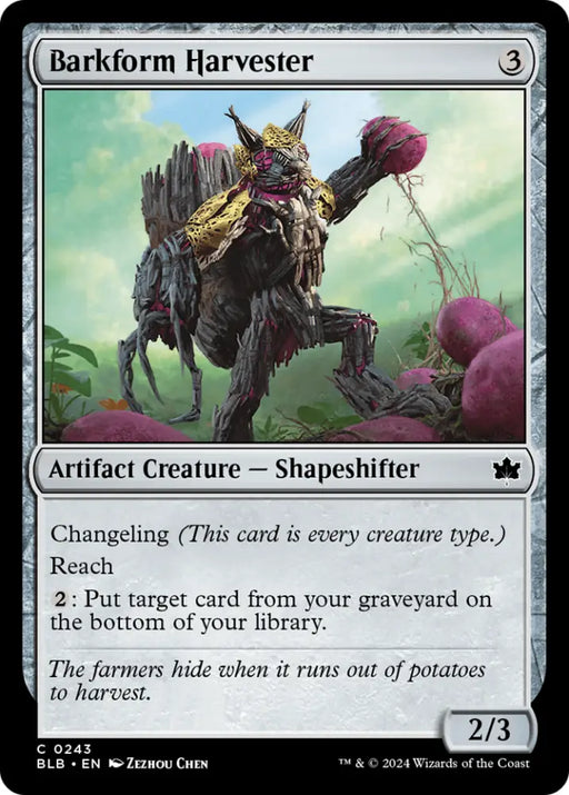 Barkform Harvester [Bloomburrow] - MTG Single