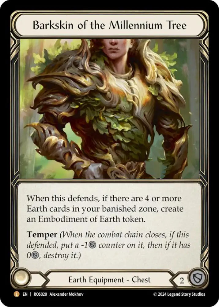Barkskin of the Millennium Tree [Rosetta] Rainbow Foil - Flesh And Blood Single