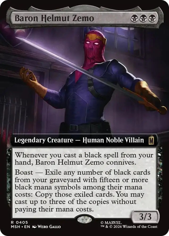 Baron Helmut Zemo (Extended Art) (405) [Marvel Super Heroes]