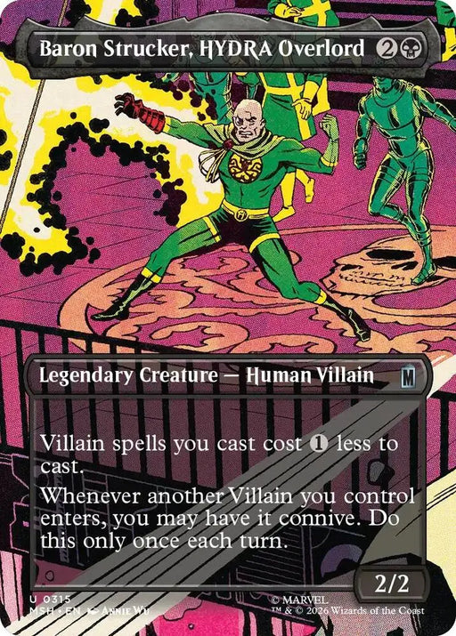 Baron Strucker, HYDRA Overlord (Borderless) (0315) [Marvel Super Heroes]