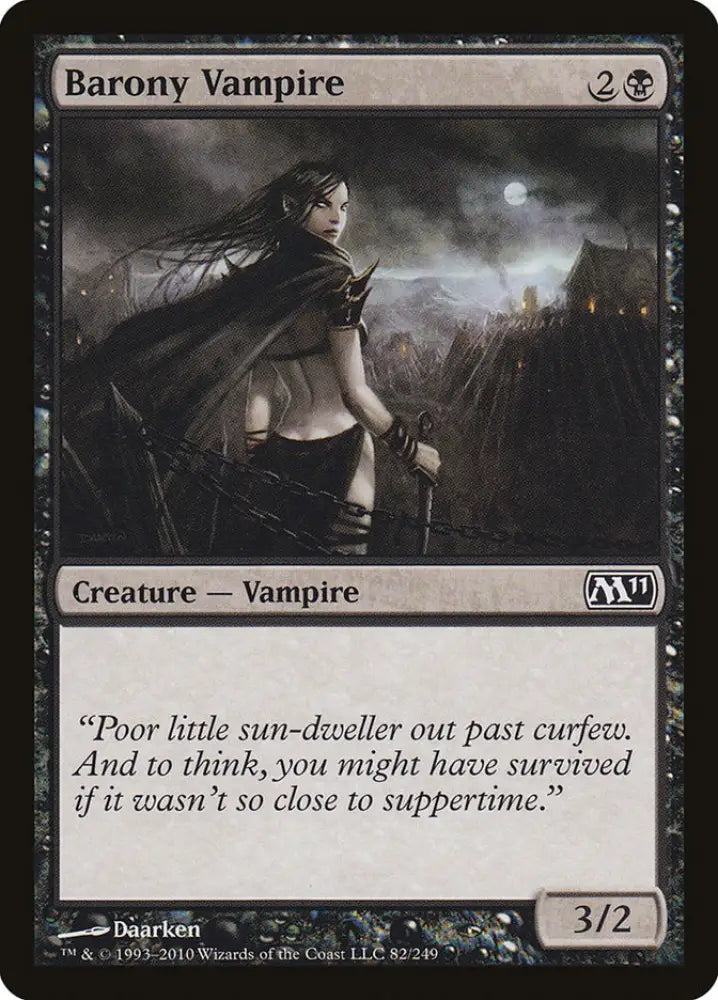 Barony Vampire [Magic 2011] - MTG Single
