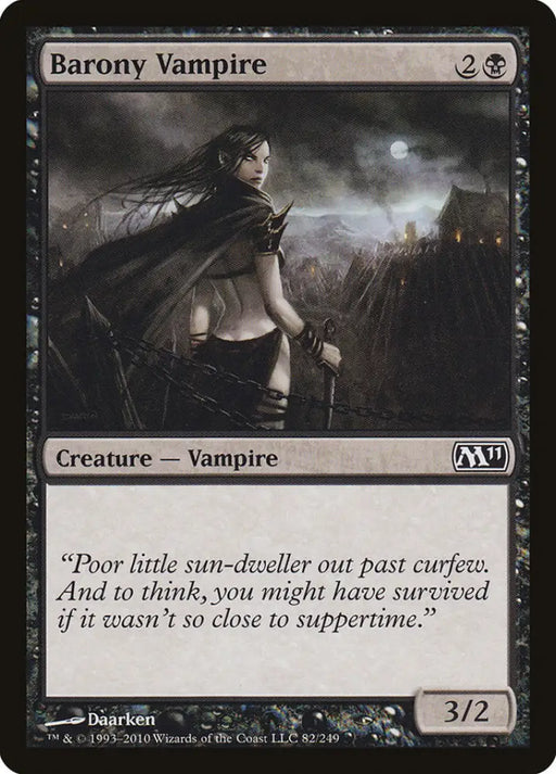 Barony Vampire [Magic 2011] - MTG Single