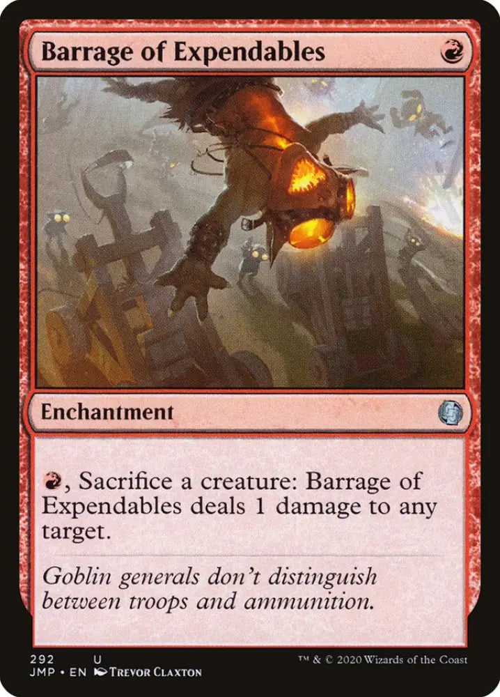 Barrage of Expendables [Jumpstart] - MTG Single