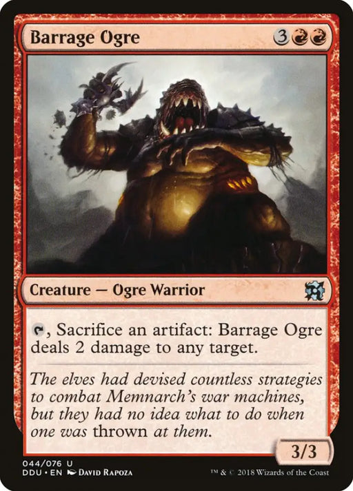 Barrage Ogre [Duel Decks: Elves vs. Inventors] - MTG Single