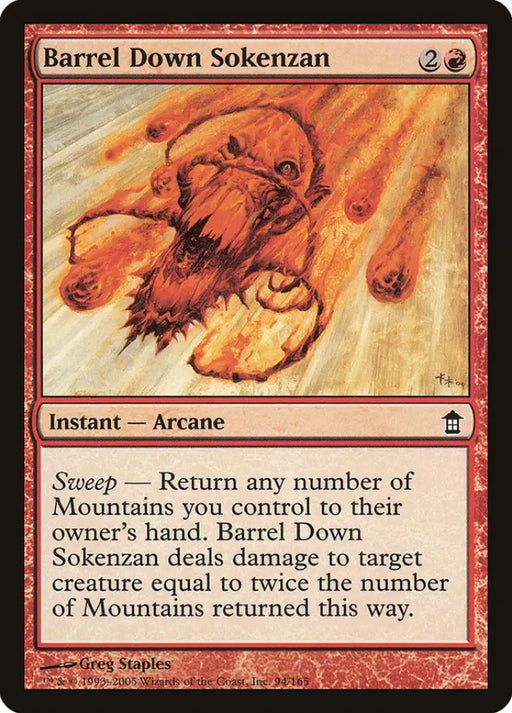 Barrel Down Sokenzan [Saviors of Kamigawa] - MTG Single