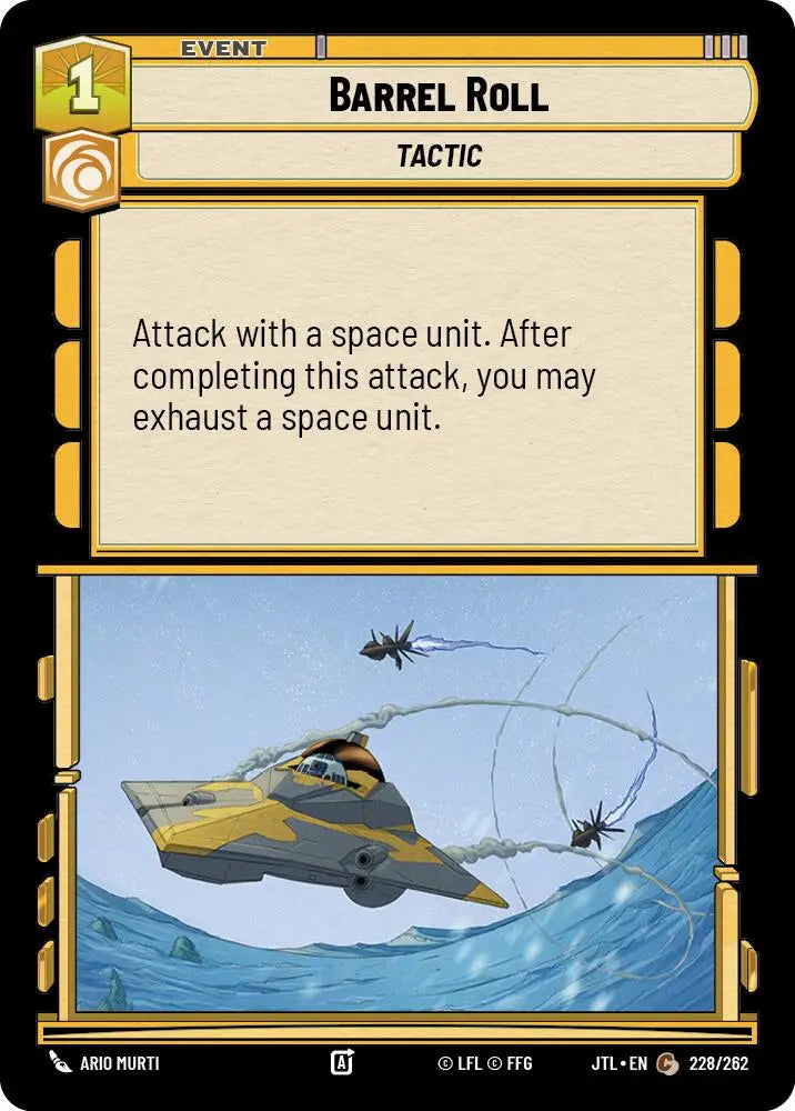 Barrel Roll (228/262) [Jump to Lightspeed] - Star Wars: Unlimited Single