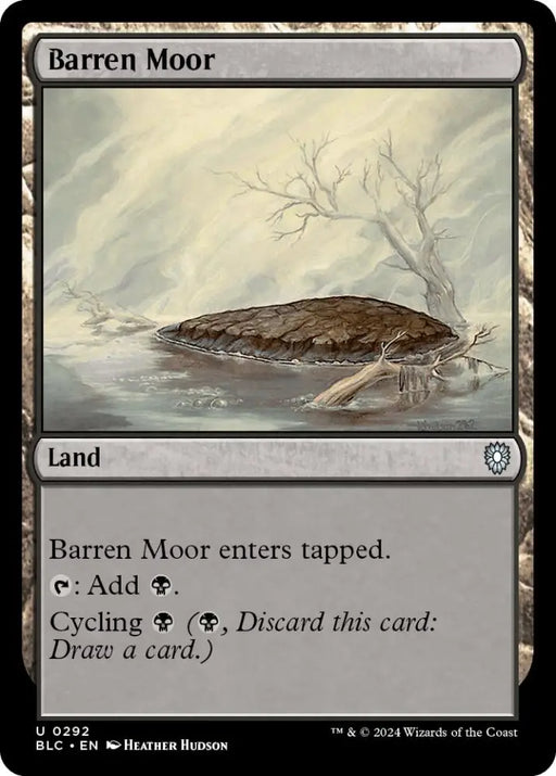 Barren Moor [Bloomburrow Commander] - MTG Single