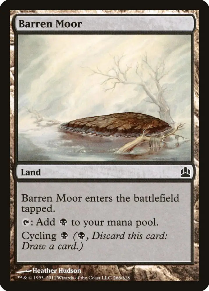 Barren Moor [Commander 2011] - MTG Single