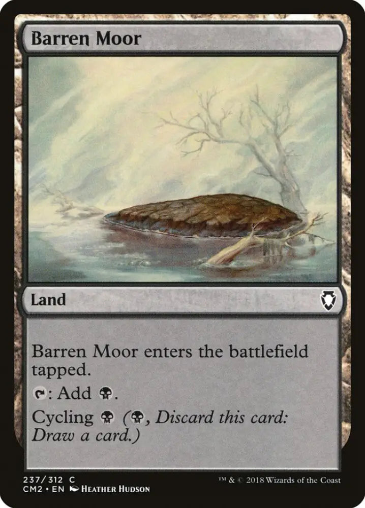 Barren Moor [Commander Anthology Volume II] - MTG Single