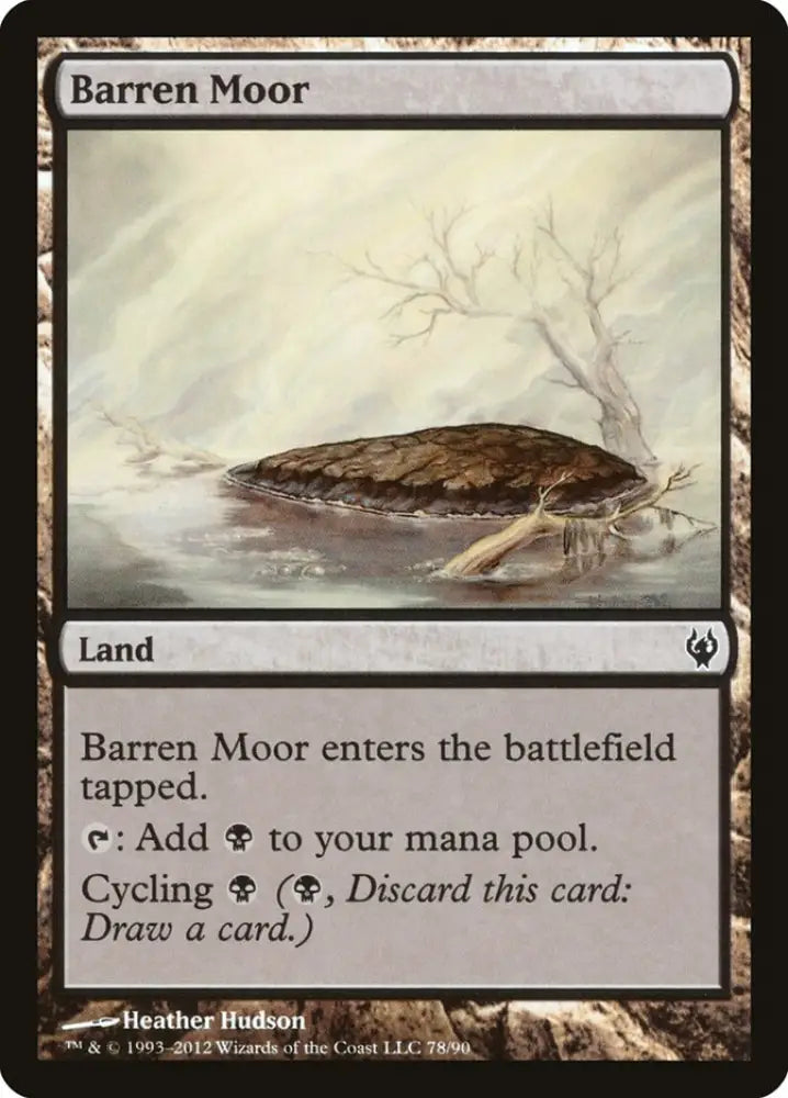 Barren Moor [Duel Decks: Izzet vs. Golgari] - MTG Single