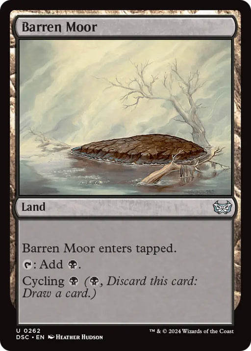Barren Moor [Duskmourn: House of Horror Commander] - MTG Single