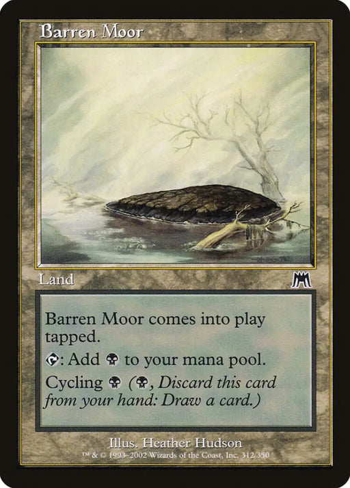 Barren Moor [Onslaught] - MTG Single
