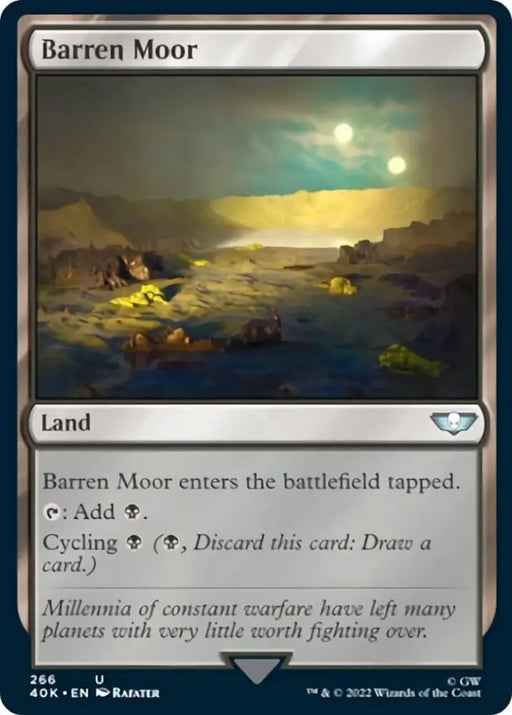 Barren Moor [Warhammer 40,000] - MTG Single