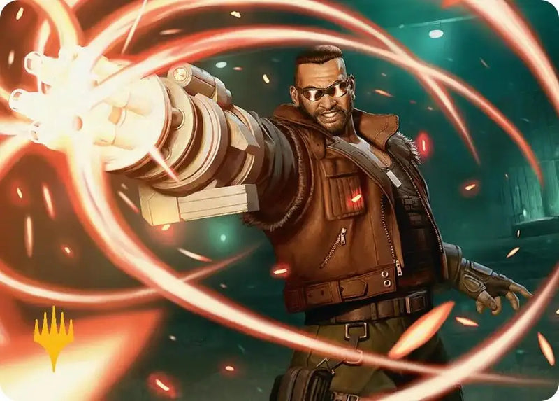 Barret Wallace Art Card (Gold-Stamped Planeswalker Symbol) (8) [Final Fantasy Art Series]
