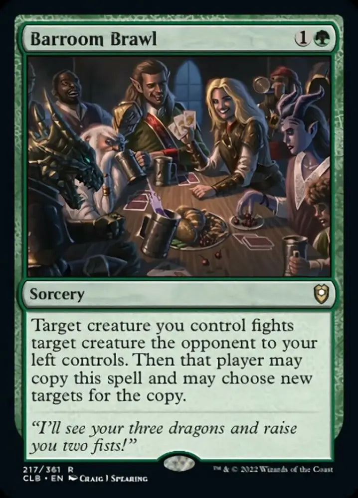 Barroom Brawl [Commander Legends: Battle for Baldur’s Gate] - MTG Single