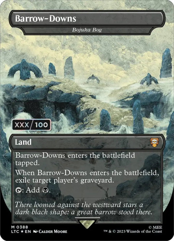 Barrow-Downs - Bojuka Bog (Serialized) [The Lord of the Rings: Tales of Middle-Earth Commander] - MTG Single