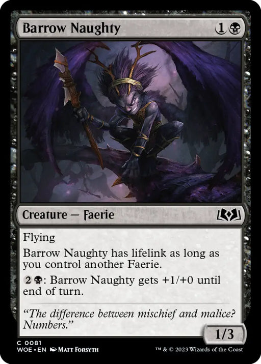 Barrow Naughty [Wilds of Eldraine] - MTG Single