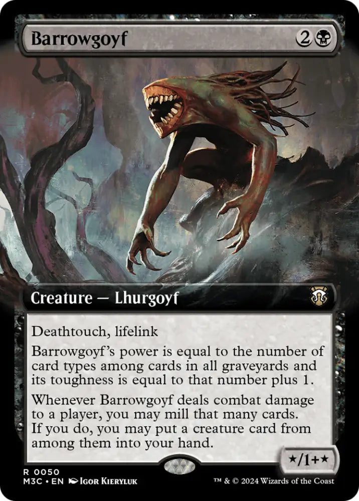 Barrowgoyf (Extended Art) [Modern Horizons 3 Commander] - MTG Single