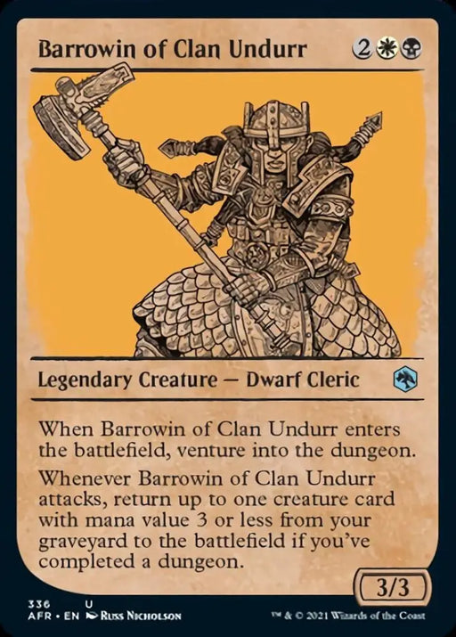 Barrowin of Clan Undurr (Showcase) [Dungeons & Dragons: Adventures in the Forgotten Realms] - MTG Single