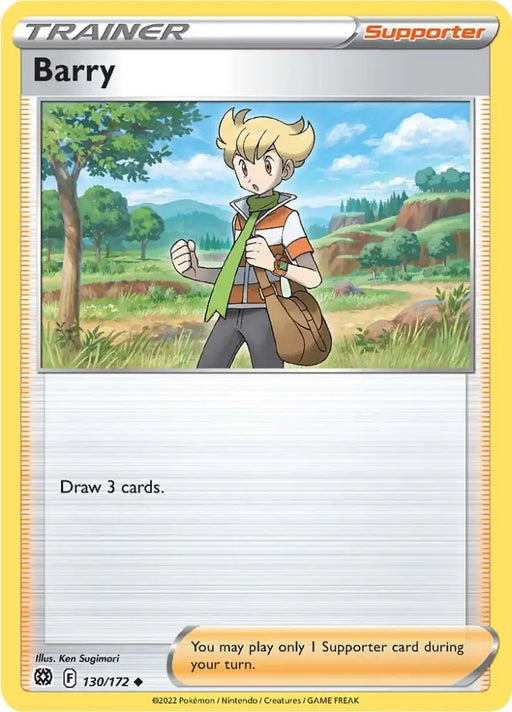 Barry (130/172) [Sword & Shield: Brilliant Stars] - Pokemon Single