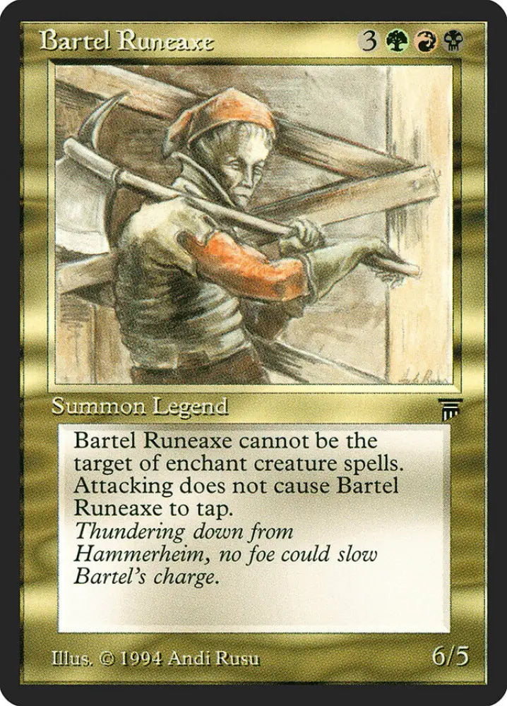 Bartel Runeaxe [Legends] - MTG Single