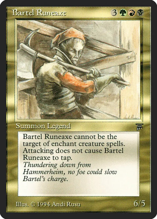 Bartel Runeaxe [Legends] - MTG Single