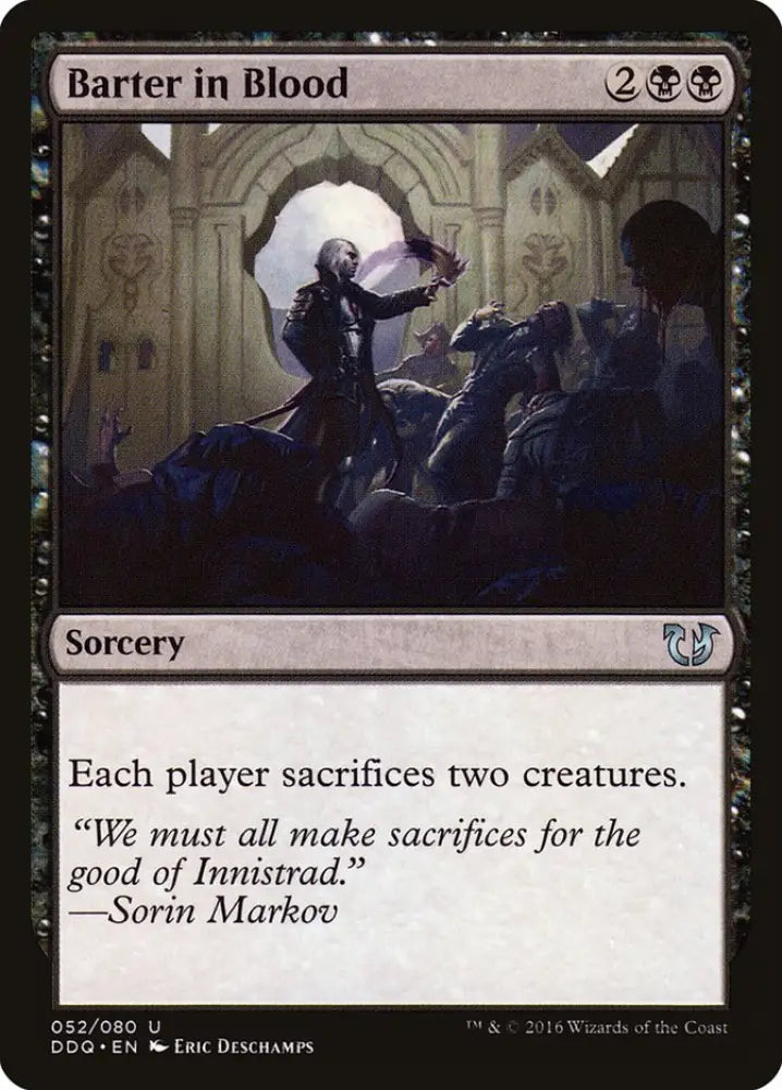 Barter in Blood [Duel Decks: Blessed vs. Cursed] - MTG Single