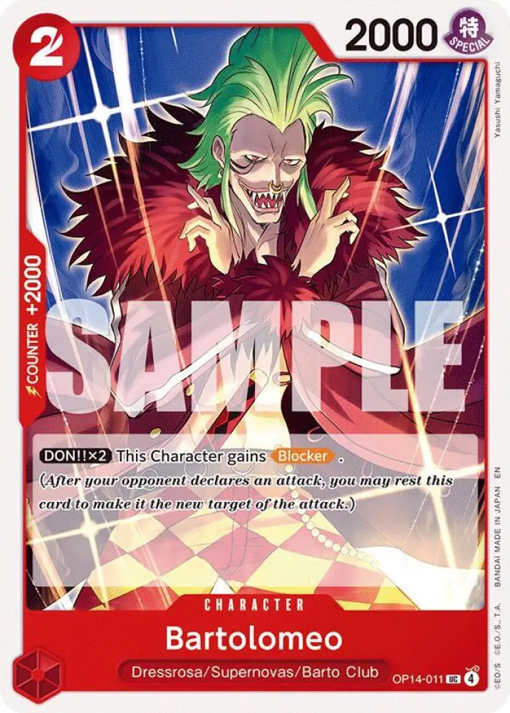 Bartolomeo (OP14-011) [The Azure Sea's Seven]