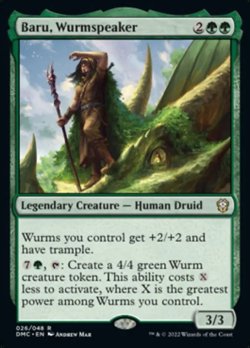 Baru Wurmspeaker [Dominaria United Commander] - MTG Single