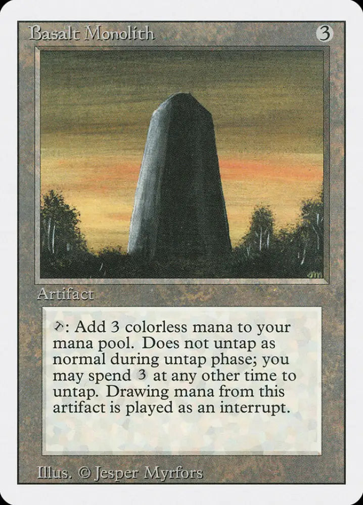 Basalt Monolith [Revised Edition] - MTG Single