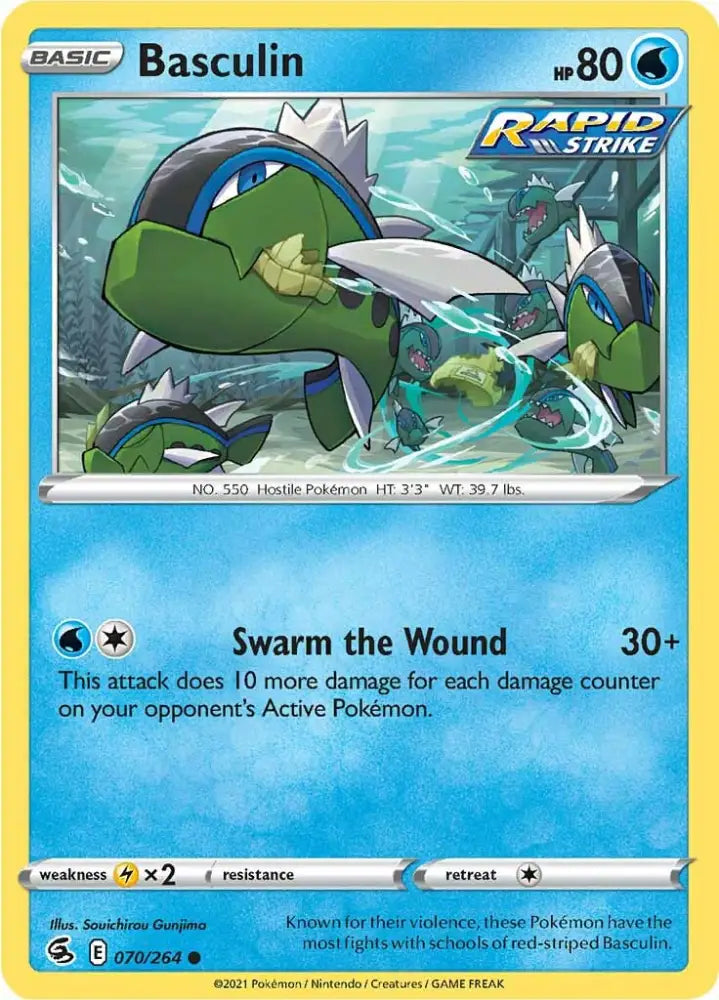 Basculin (070/264) [Sword & Shield: Fusion Strike] - Pokemon Single