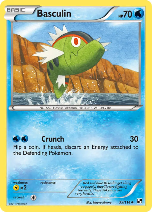 Basculin (35/114) [Black & White: Base Set] - Pokemon Single