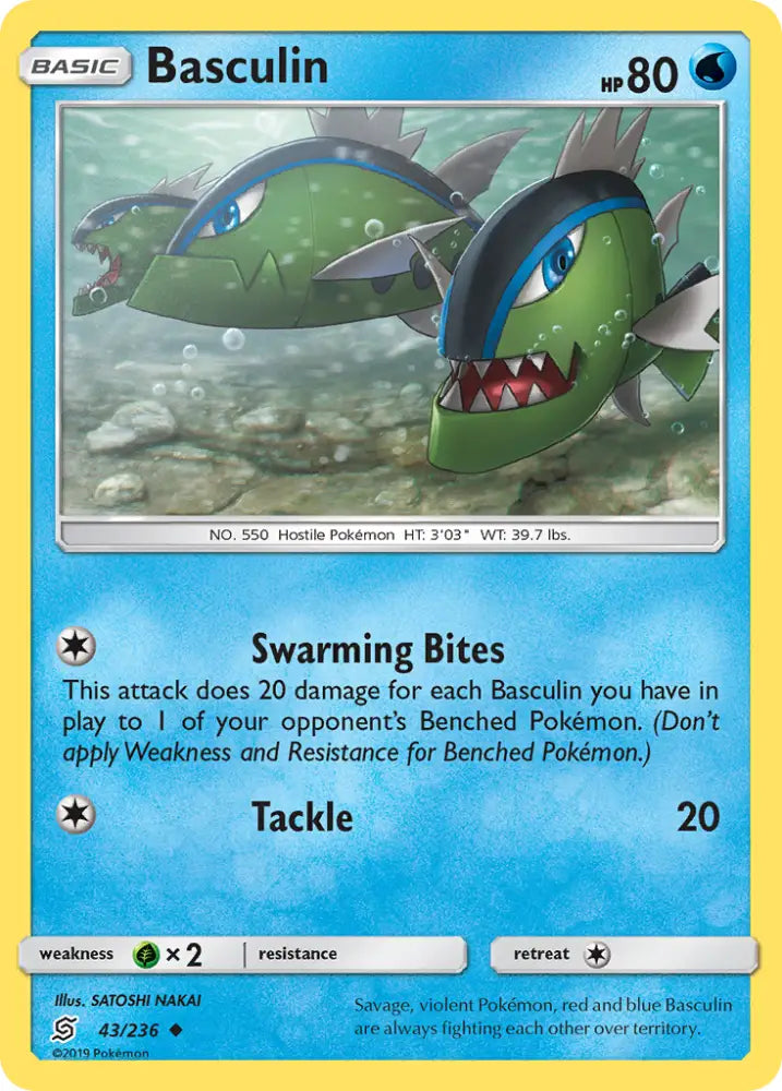 Basculin (43/236) [Sun & Moon: Unified Minds] - Pokemon Single