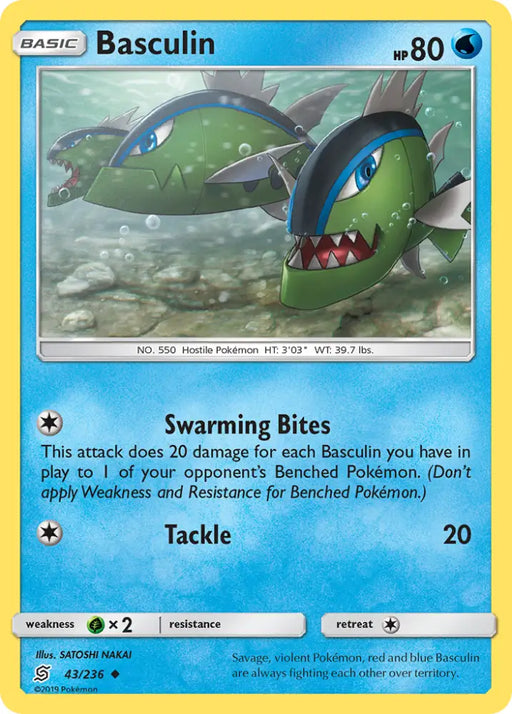 Basculin (43/236) [Sun & Moon: Unified Minds] - Pokemon Single