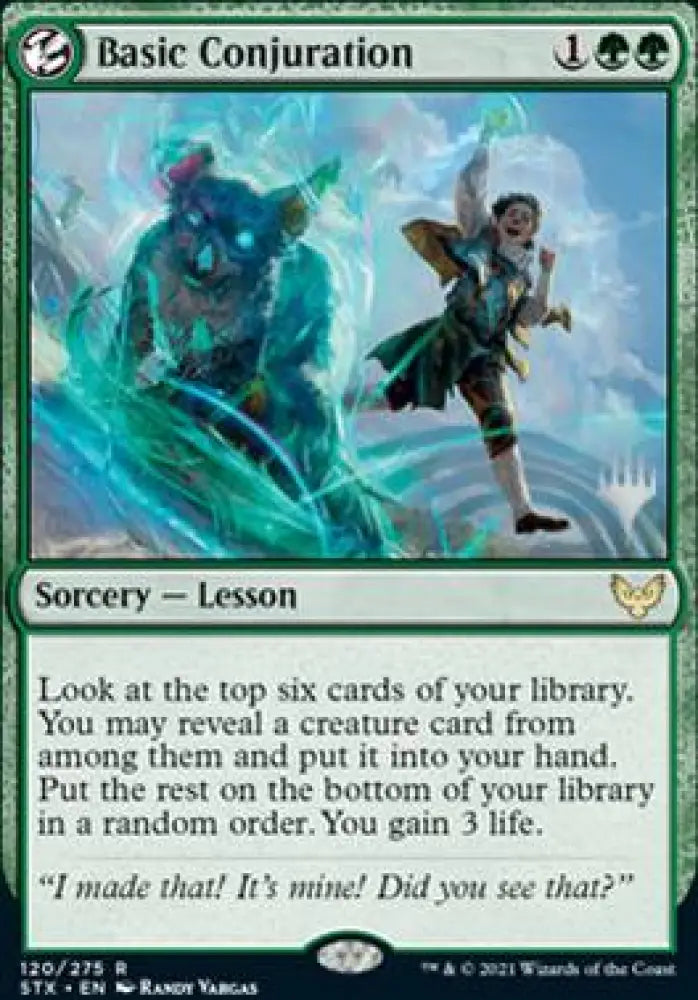 Basic Conjuration (Promo Pack) [Strixhaven: School of Mages Promos] - MTG Single